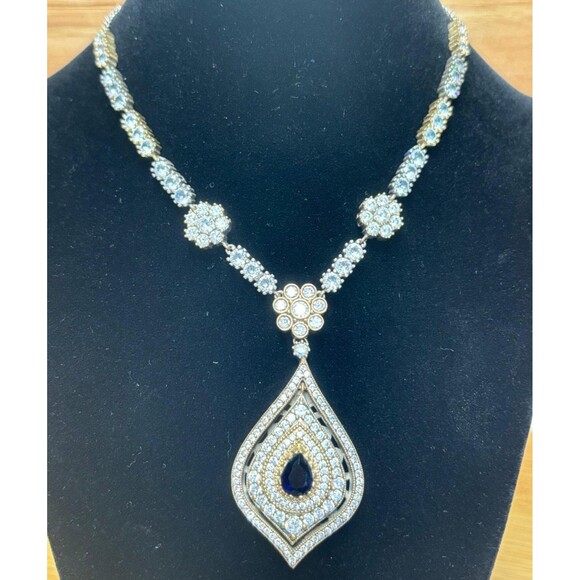 Handmade Jewelry - 925 Sterling Silver Turkish Vintage Necklace for Women,NEW,Antique,HandmadeGift